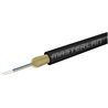 Masterlan DROPX universal fiber optic drop cable - 2F 9/125,black,1m