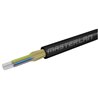 Masterlan DROPX Universal-Glasfaser-Drop-Kabel – 24F 9/125, schwarz, 1 m