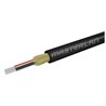 Masterlan DROPX universal fiber optic drop cable - 12F 9/125, black,500m