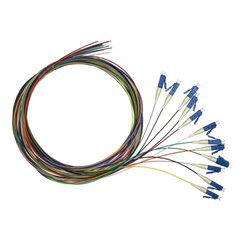 Masterlan fiber optic pigtail, LCupc, Singlemode 9/125, 1.5m, 12pcs