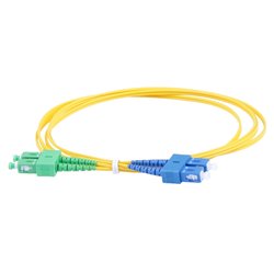 Masterlan fiber optic patch cord, SCapc-SCupc, Singlemode 9/125, duplex, 3m