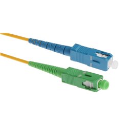 Masterlan fiber optic patch cord, SCupc-SCapc, Singlemode 9/125, simplex, 1m