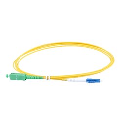 Masterlan fiber optic patch cord, LCupc-SCapc, Singlemode 9/125, simplex, 1m