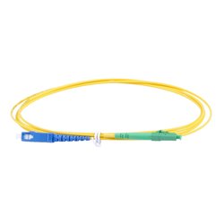 Masterlan fiber optic patch cord, LCapc-SCupc, Singlemode 9/125, simplex, 1m