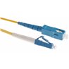Masterlan fiber optic patch cord, LCupc-SCupc, Singlemode 9/125, simplex, 15m