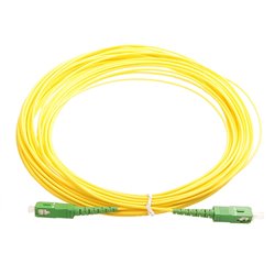 Masterlan fiber optic patch cord, SCapc-SCapc, Singlemode 9/125, simplex, 15m