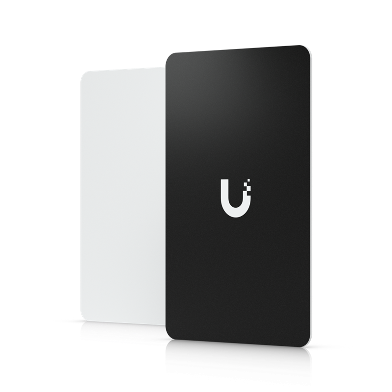 A set of highly secure NFC cards for access control within UniFi.